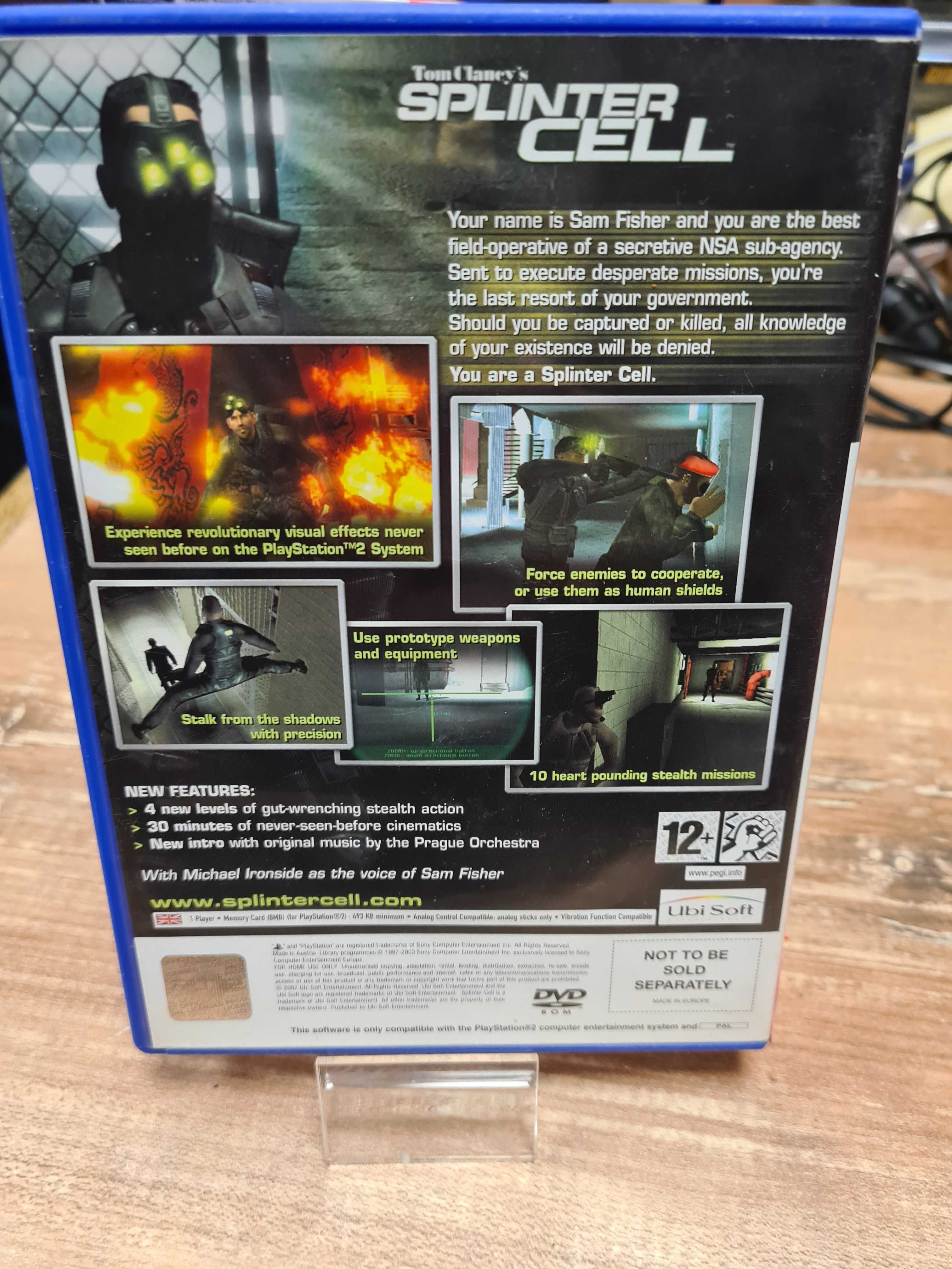 Tom Clancy's Splinter Cell PS2, Sklep Wysyłka Wymiana