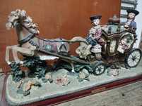 Carroça cavalos real