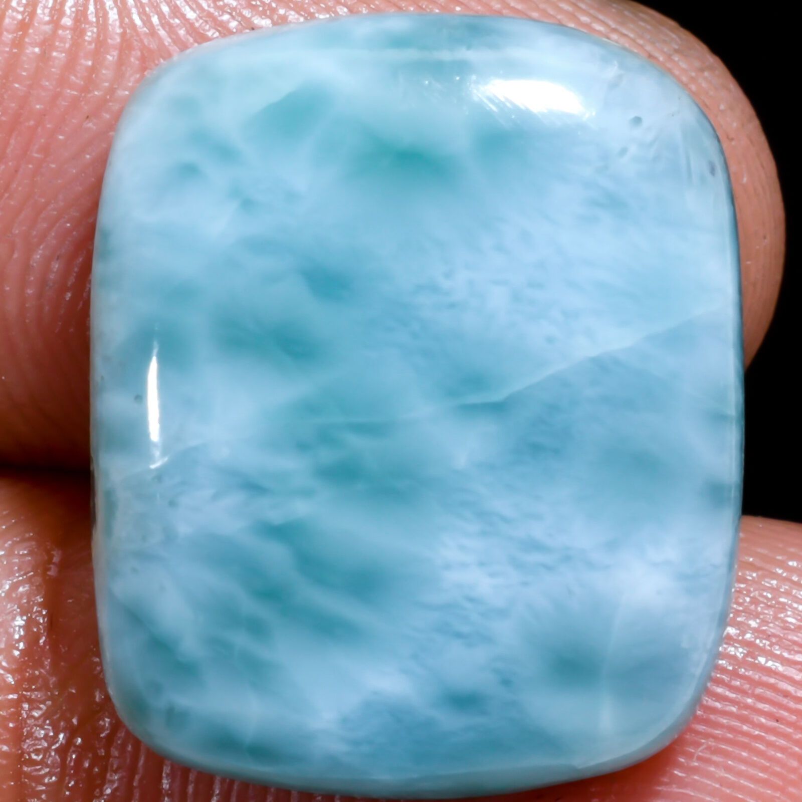 larimar kamień ozdobny 17ct kaboszon do oprawy