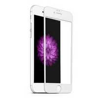 Szkło hartowane 9D, full glass iPhone 7/8/SE2020 - białe