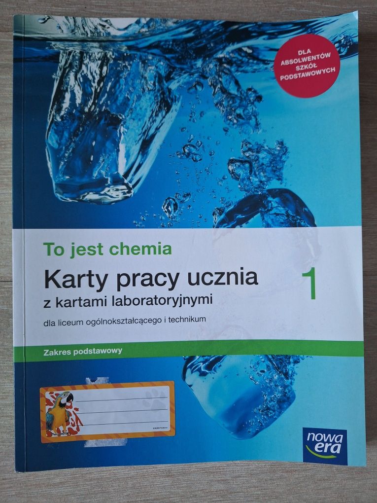 Podręcznik i ćwiczenia "To jest Chemia 1" klasa 1 i 2 Liceum Technikum