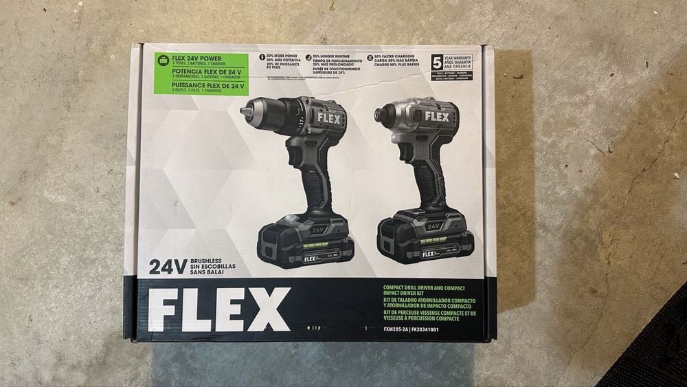 Набір Flex  FXM 205-2A  24V Compact Drill and Compact Impact