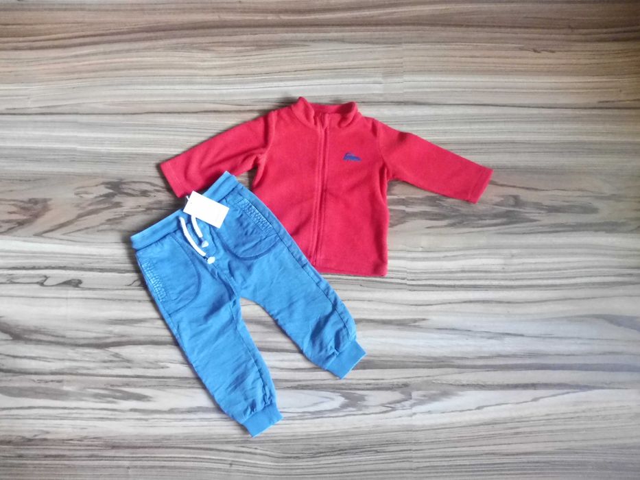 zestaw R 80 spodnie dresowe Reserved bluza polarowa