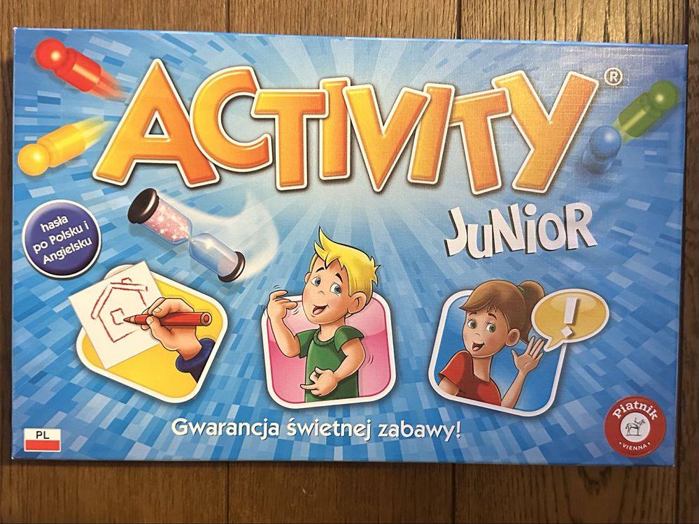 Gra Activity Junior-nowa (hasła w języku polskim i angielskim)