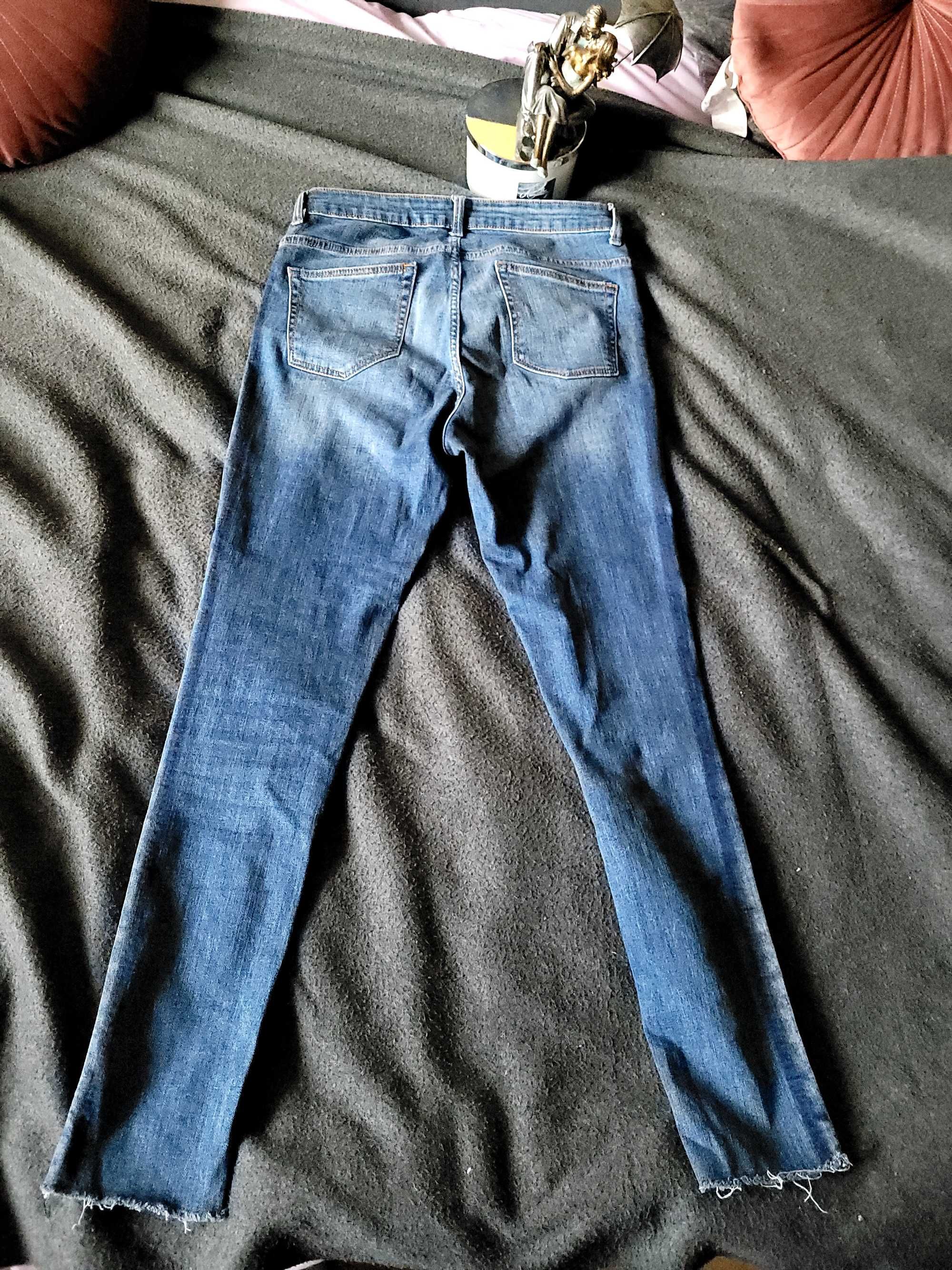 Damskie bawełniane jeansowe dżinsy dżinsowe klasyka spodnie