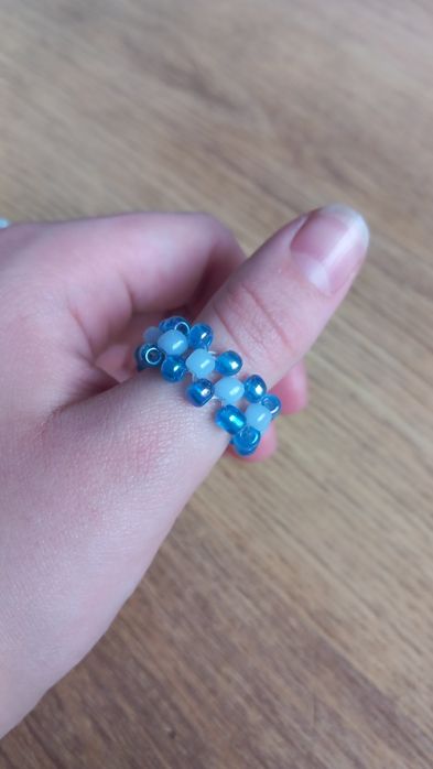 pierścionki przeplatane