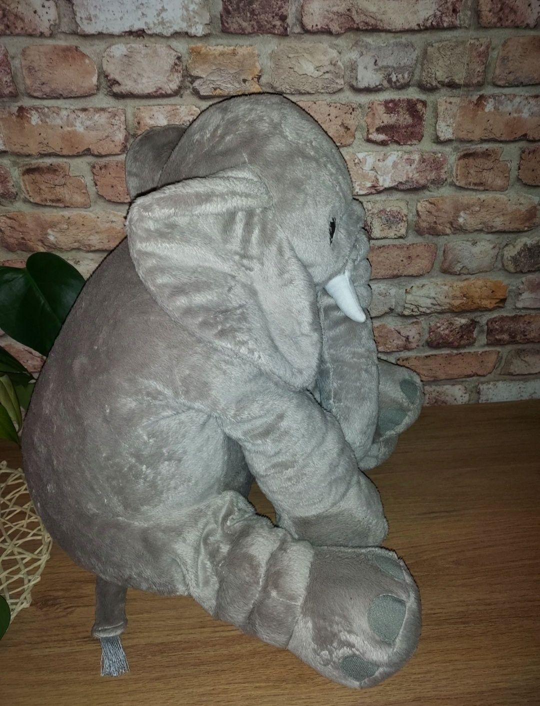 JÄTTESTOR duży słoń Ikea 60 cm maskotka pluszak
