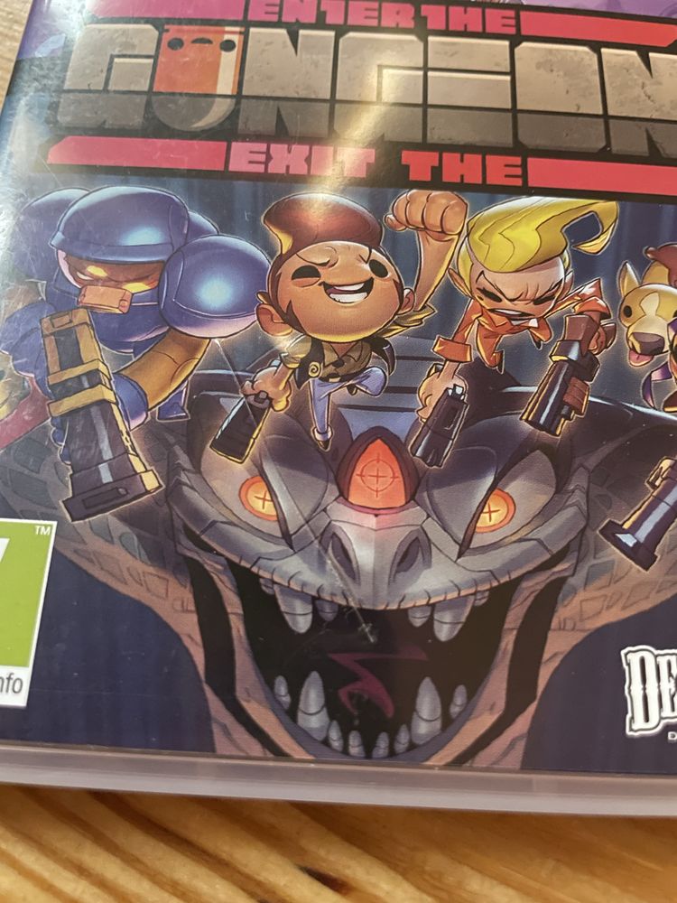Enter the dungeon + exit the gungeon gra na nintendo switch