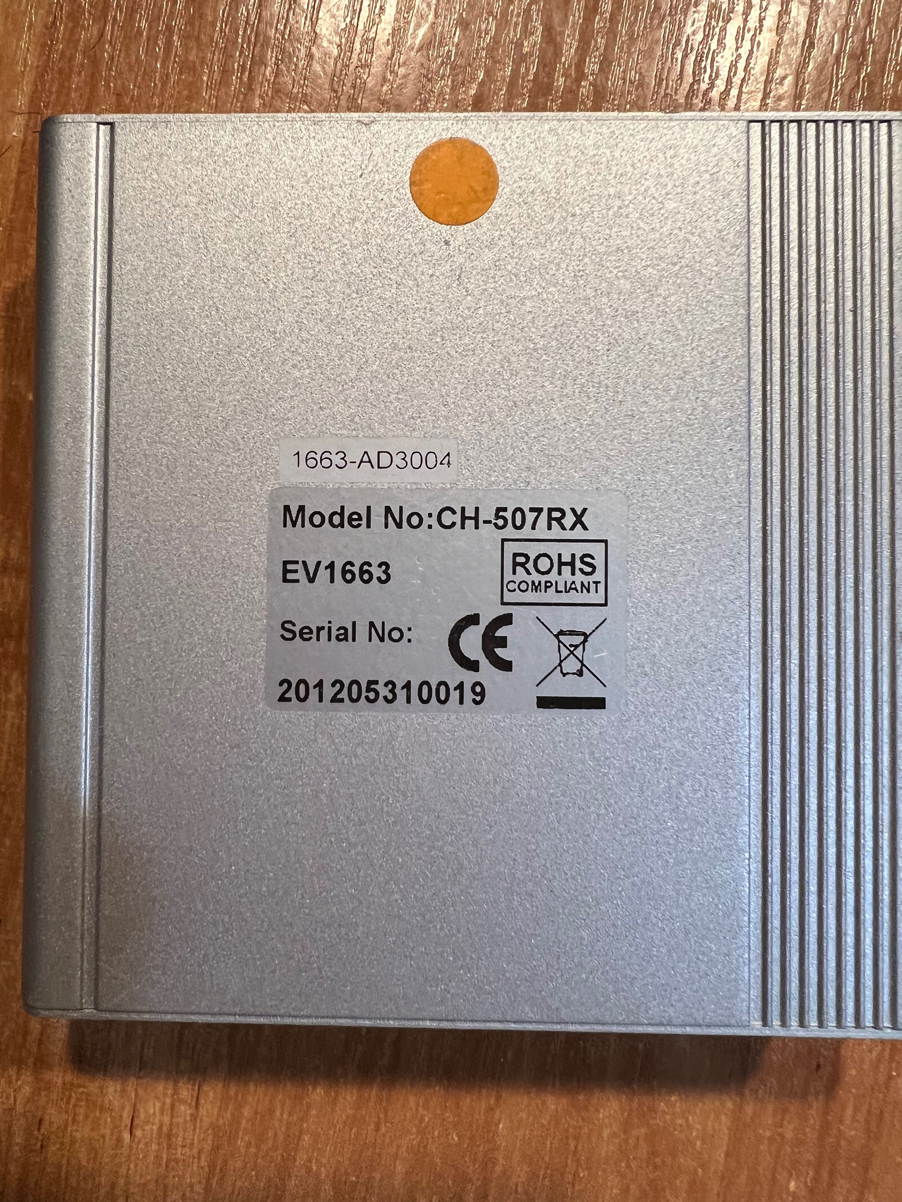 Cypress CH-507RX odbiornik HDMI po CAT5e/6 zLAN/IR