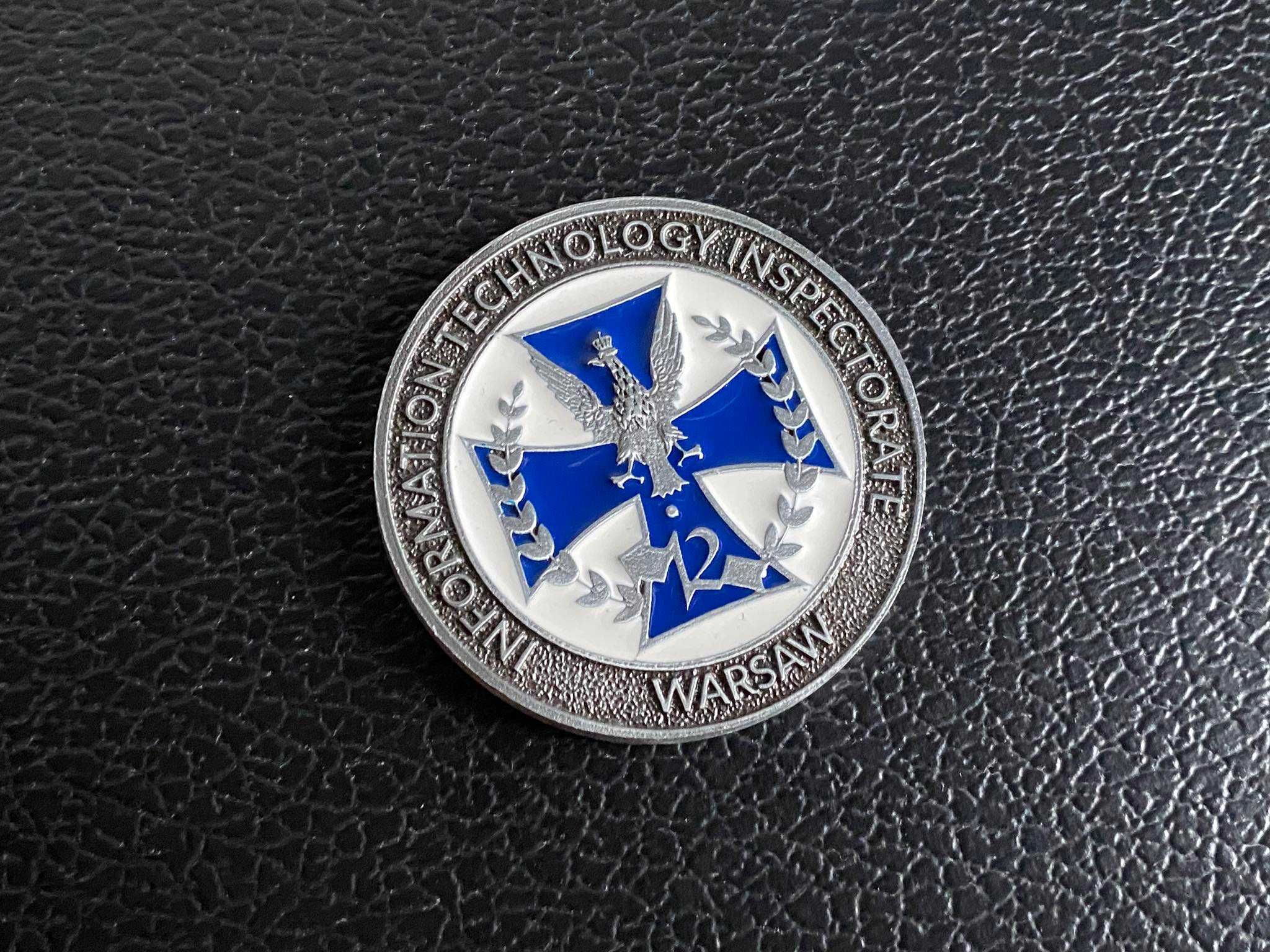 Coin Medal Inspektorat Informatyki Warszawa