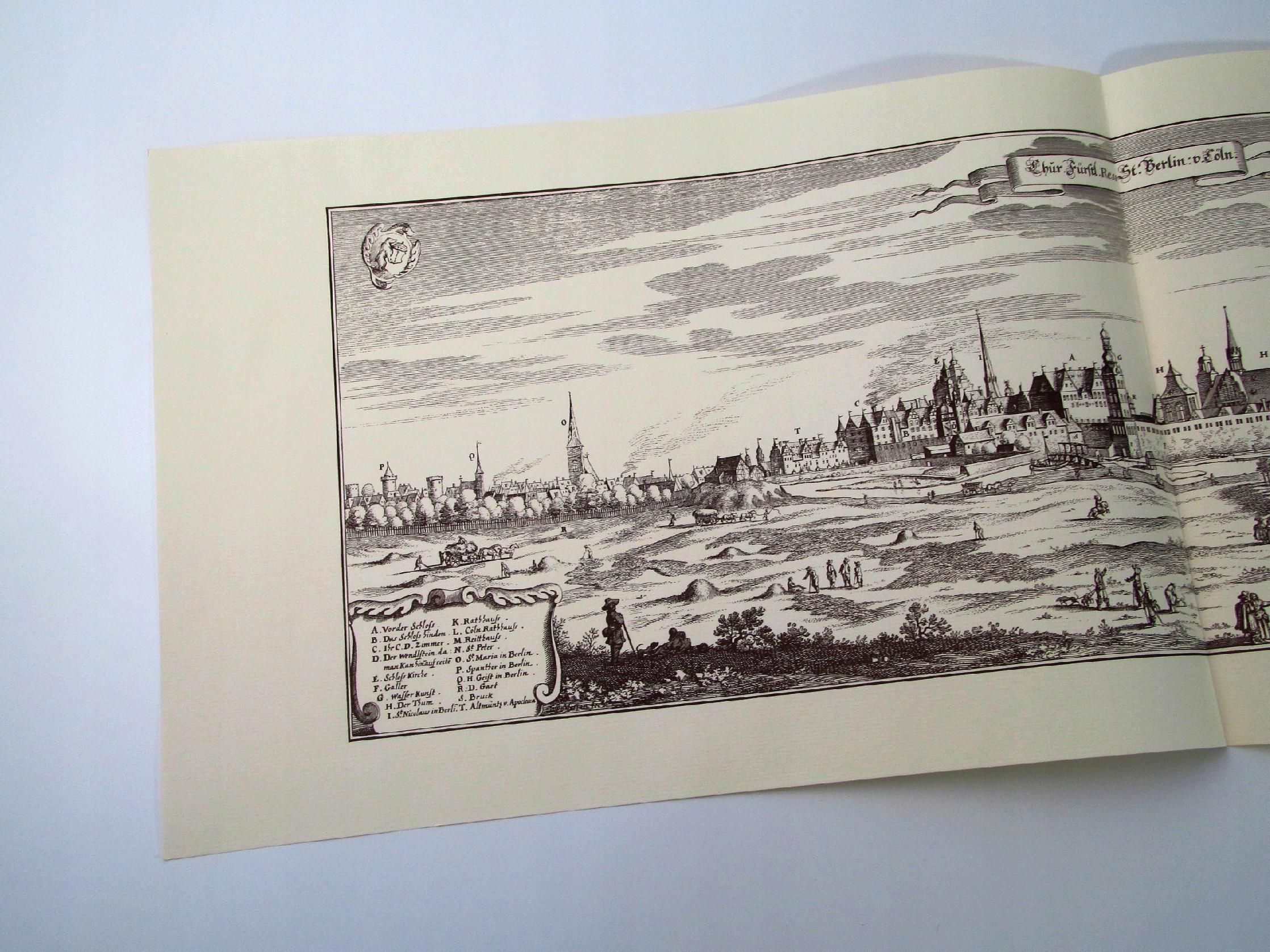 stara mapa grafika widok miasta papier czerpany 3