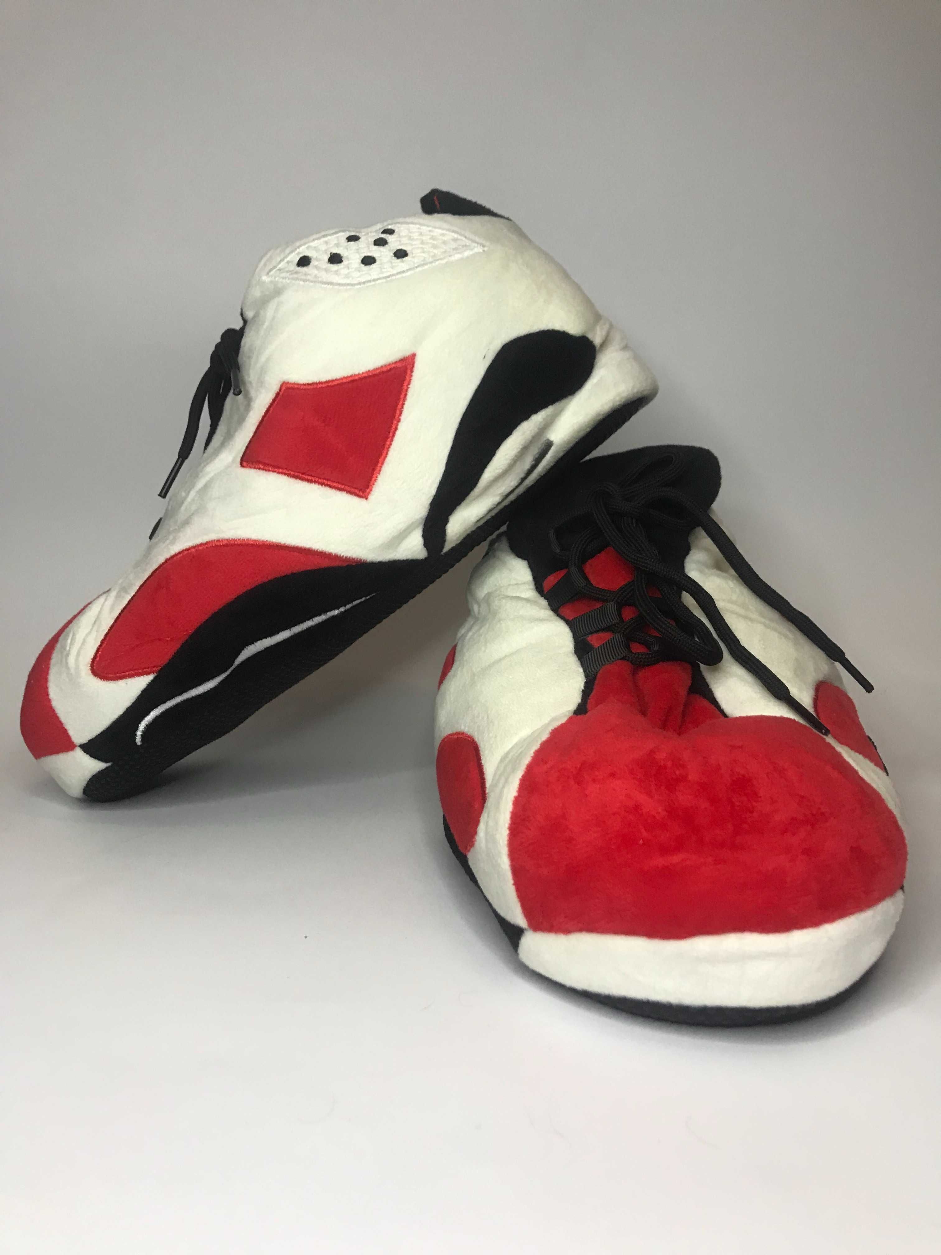 CIEPŁE PLUSZOWE KAPCIE inspirowane butami Nike Jordan (36-44r.)