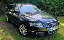 Audi A6 2xAlu,skóra, Sline, serwis dobry stan DVD po rozżądzie