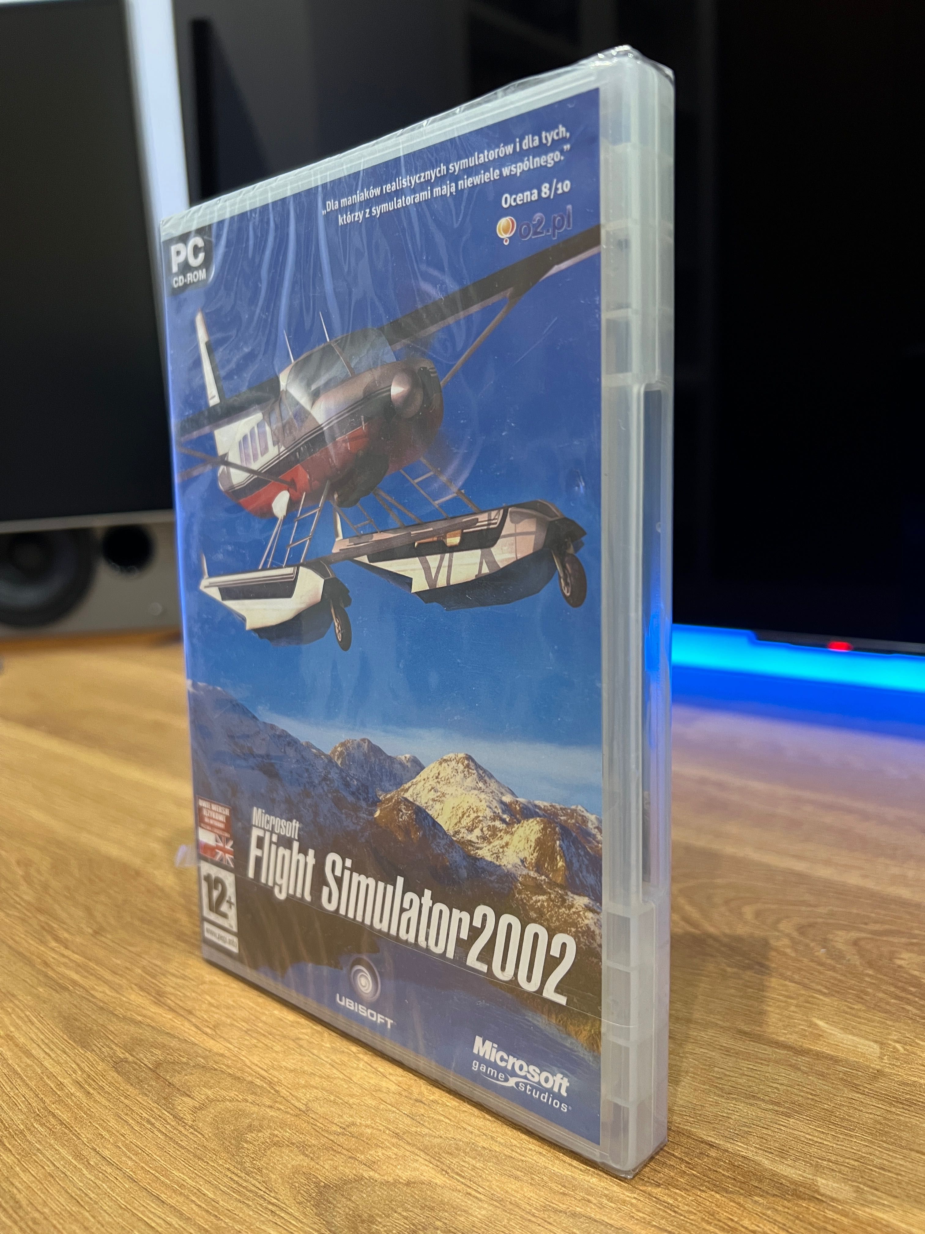 Microsoft Flight Simulator 2002 (PC PL 2008) CD BOX Nowy Folia