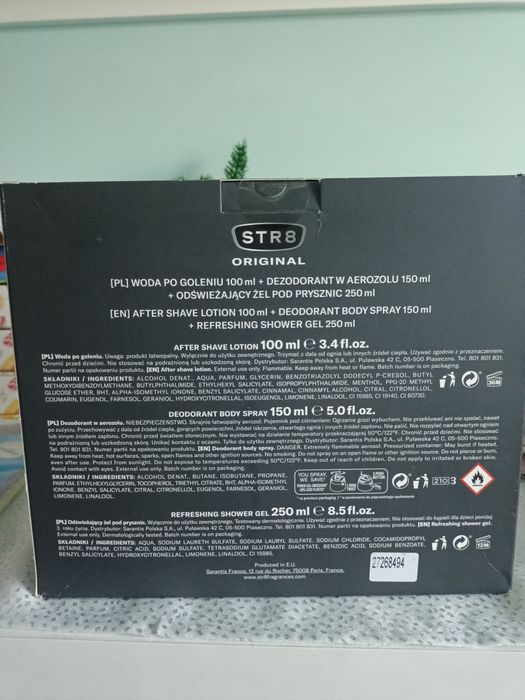 Zestaw męskich kosmetyków STR8