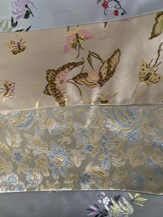 Komplet dwoch dekoracyjnych zaslon w stylu orientalnym