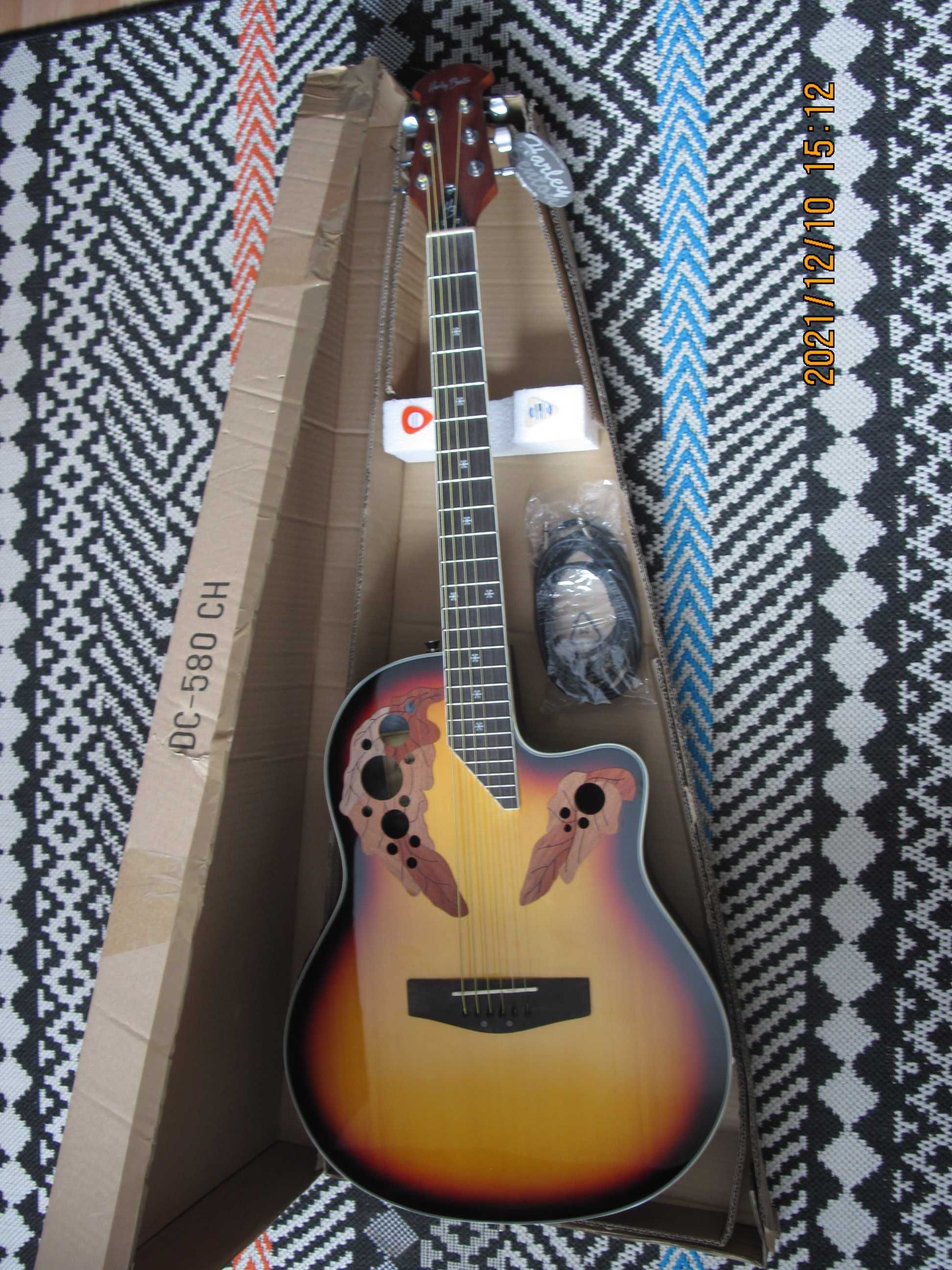 Gitara elektroakustyczna Harley-Benton.