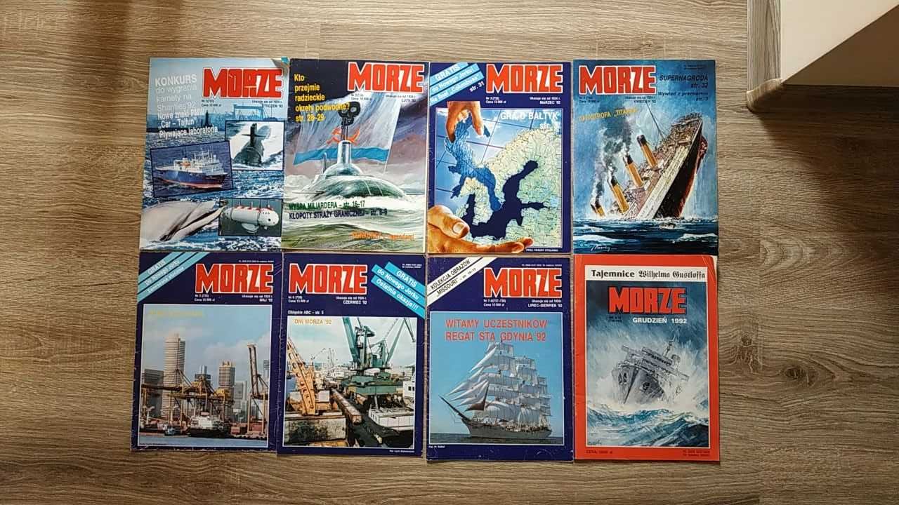 magazyn "Morze" cały rocznik 1992