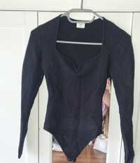 Body damskie sweterkowe czarne Abercrombie& Fitch XS