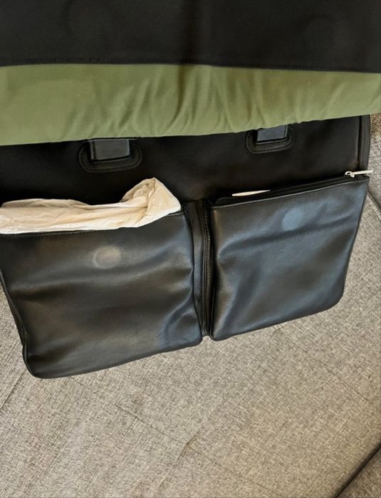 Knomo London Warwick 15 “Leather Laptop bag” Black