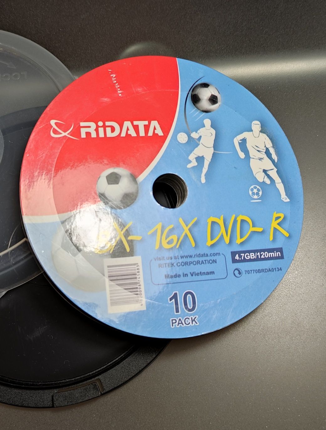 НОВЫЕ DVD-R диски RIDATA 8Х-16Х 4,7 Гб архив хранение данных Двд минус