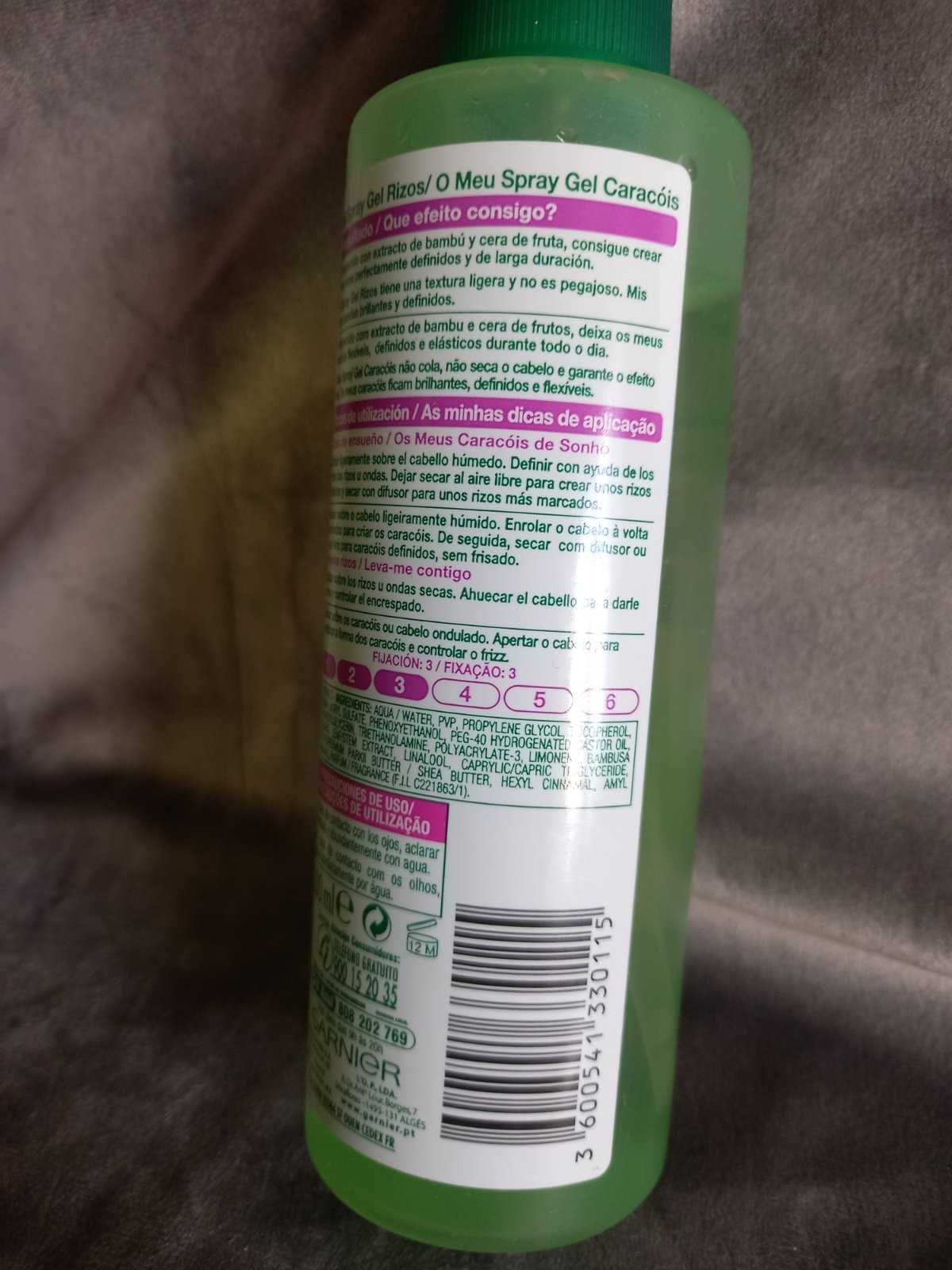 Гель спрей для волосся Garnier Fructis Style Hidra Rizos Wet 200 мл