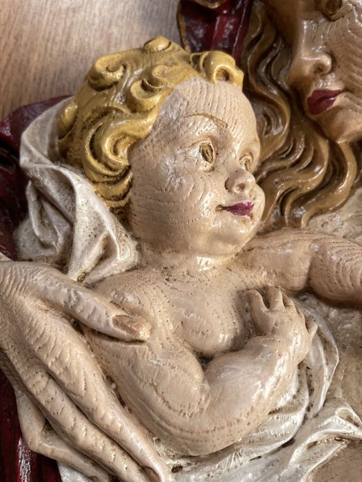 Painel Maria e Menino em Marfinite