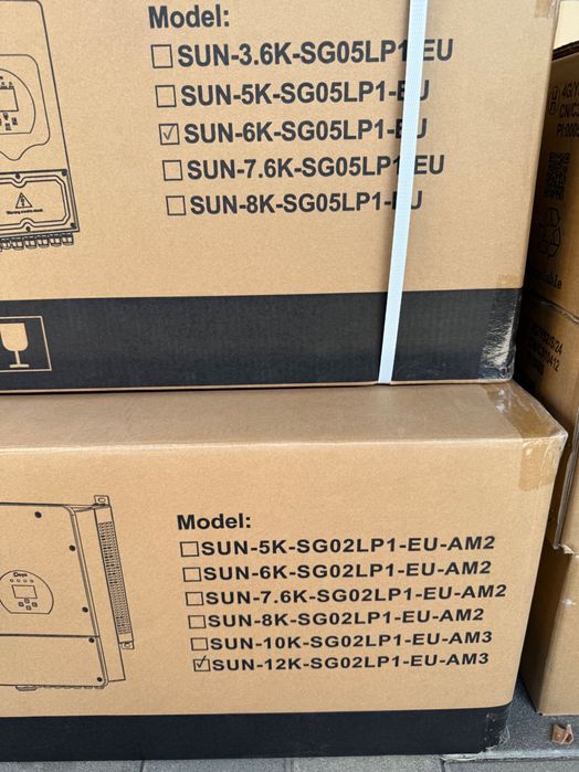 Інвертор SUN-6K-SG03LP1-EU 6kW, 1ф , 48V