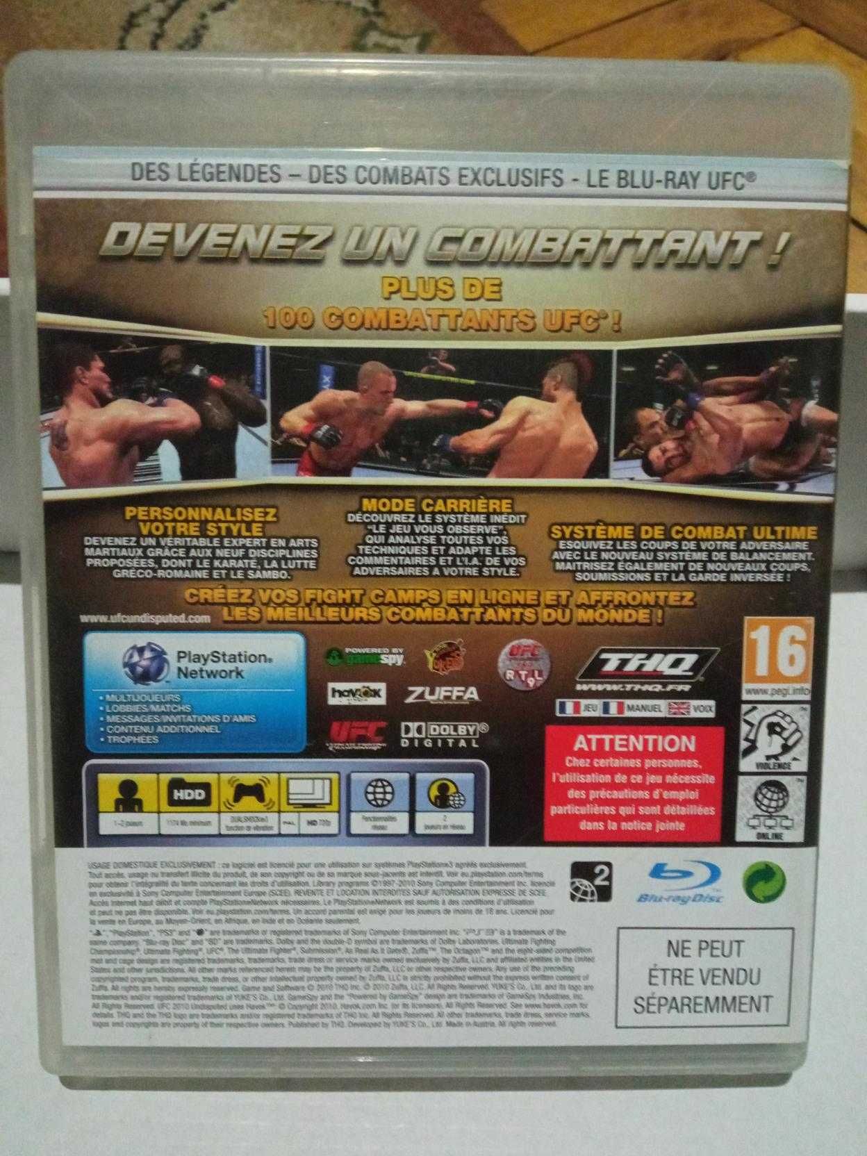 Gra UFC Undisputed 2010 PS3 MMA bijatyka