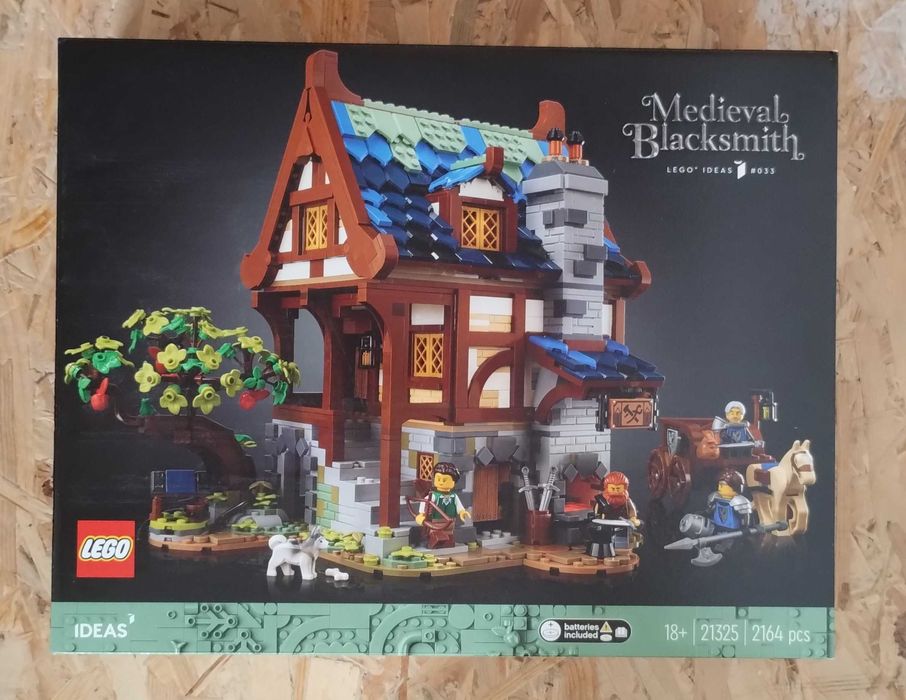 LEGO 2x 31120 Średniowieczny zamek + 21325 Kuźnia w lesie - NOWE