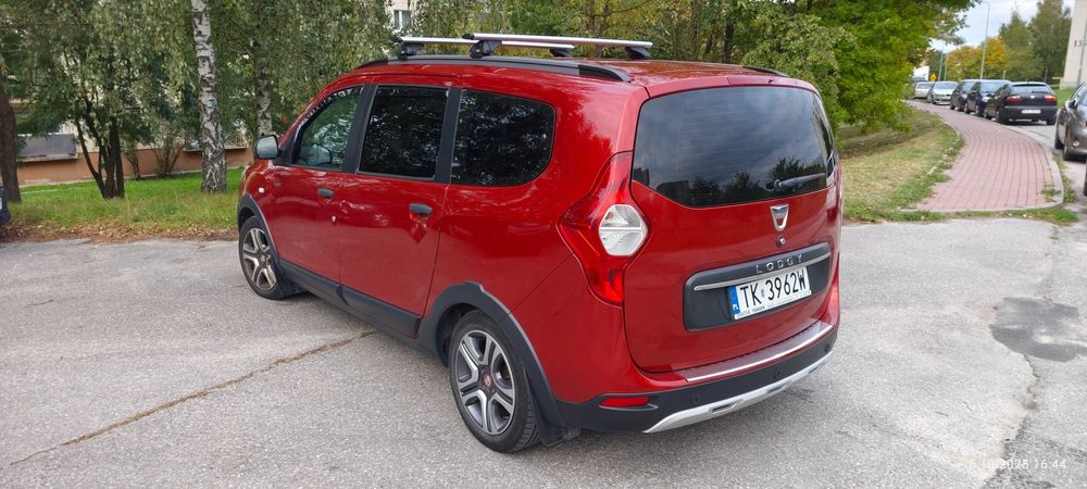 Dacia Lodgy 1.6 SL TECHROAD 7 os PL pierwszy właściciel bez wypadkowy
