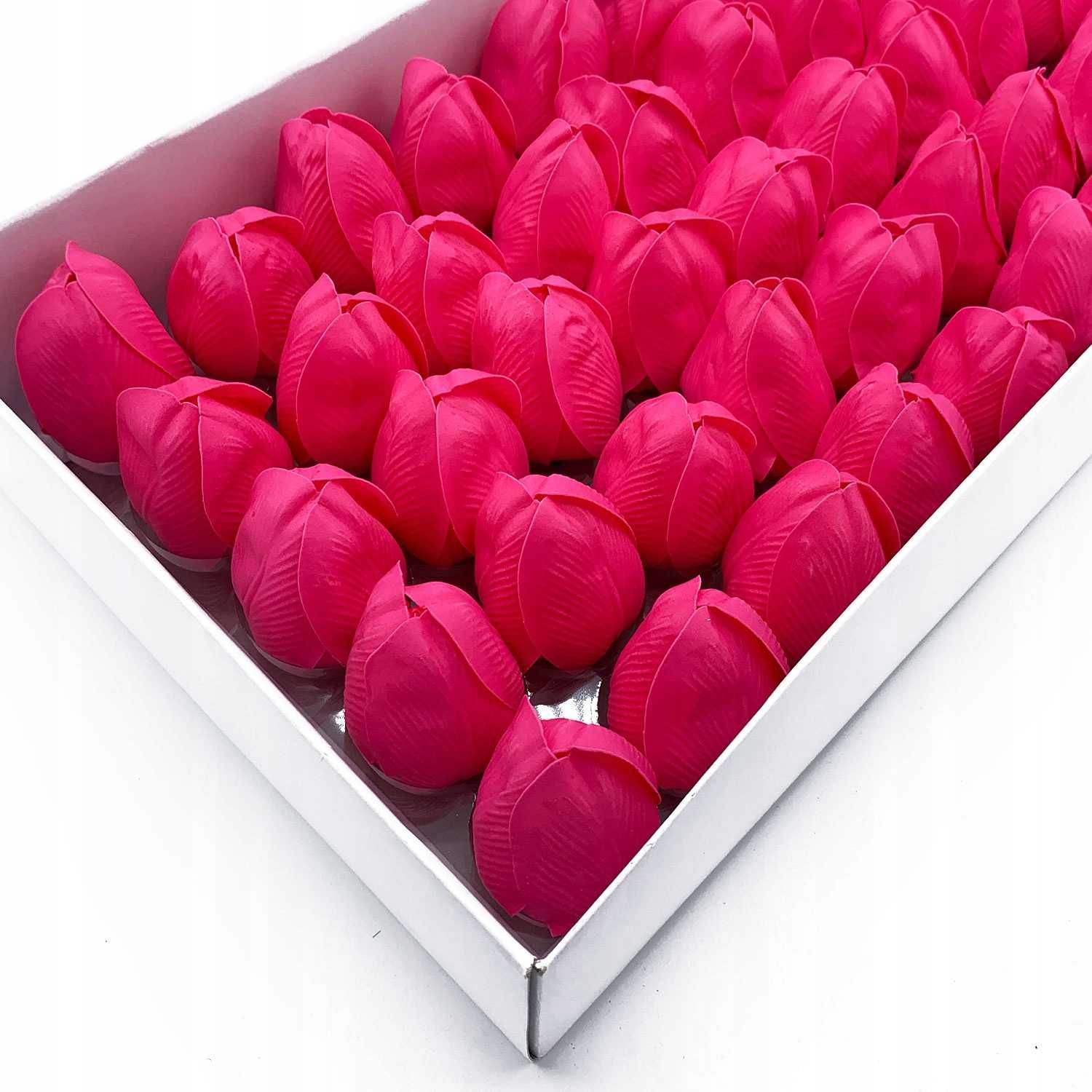 50x Tulipan Mydlany BOX - Różany