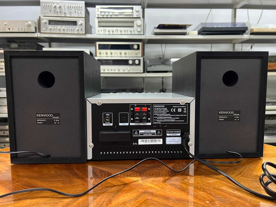 Wieża Kenwood M-7000S-S z Bluetooth, USB, DAB+, AUX, Audio Room