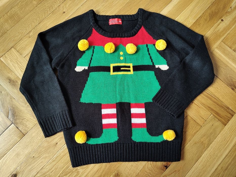 Świąteczny sweter Elf roz. 134-140
