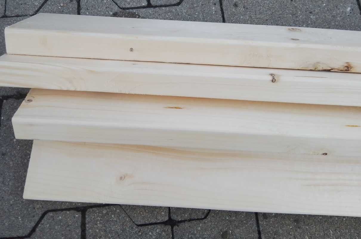 Grube deski 60x10,5 cm , naturalne dekoracyjne