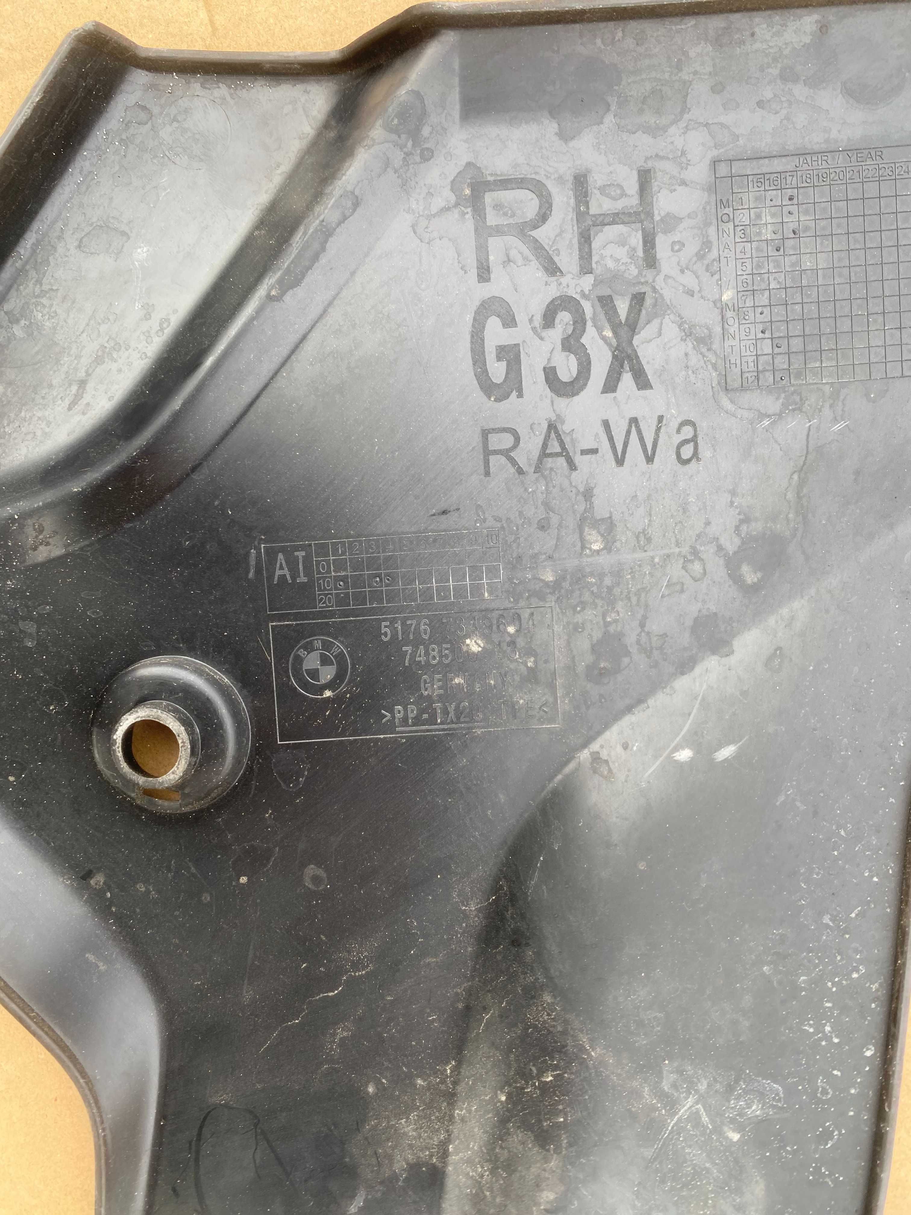 ORG Prawa Lewa GÓRNA OSŁONA LAMPY Przód Pasa Przedniego BMW G31 G30