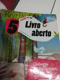 Caderno de atividades português 5o ano - "LIVRO ABERTO"