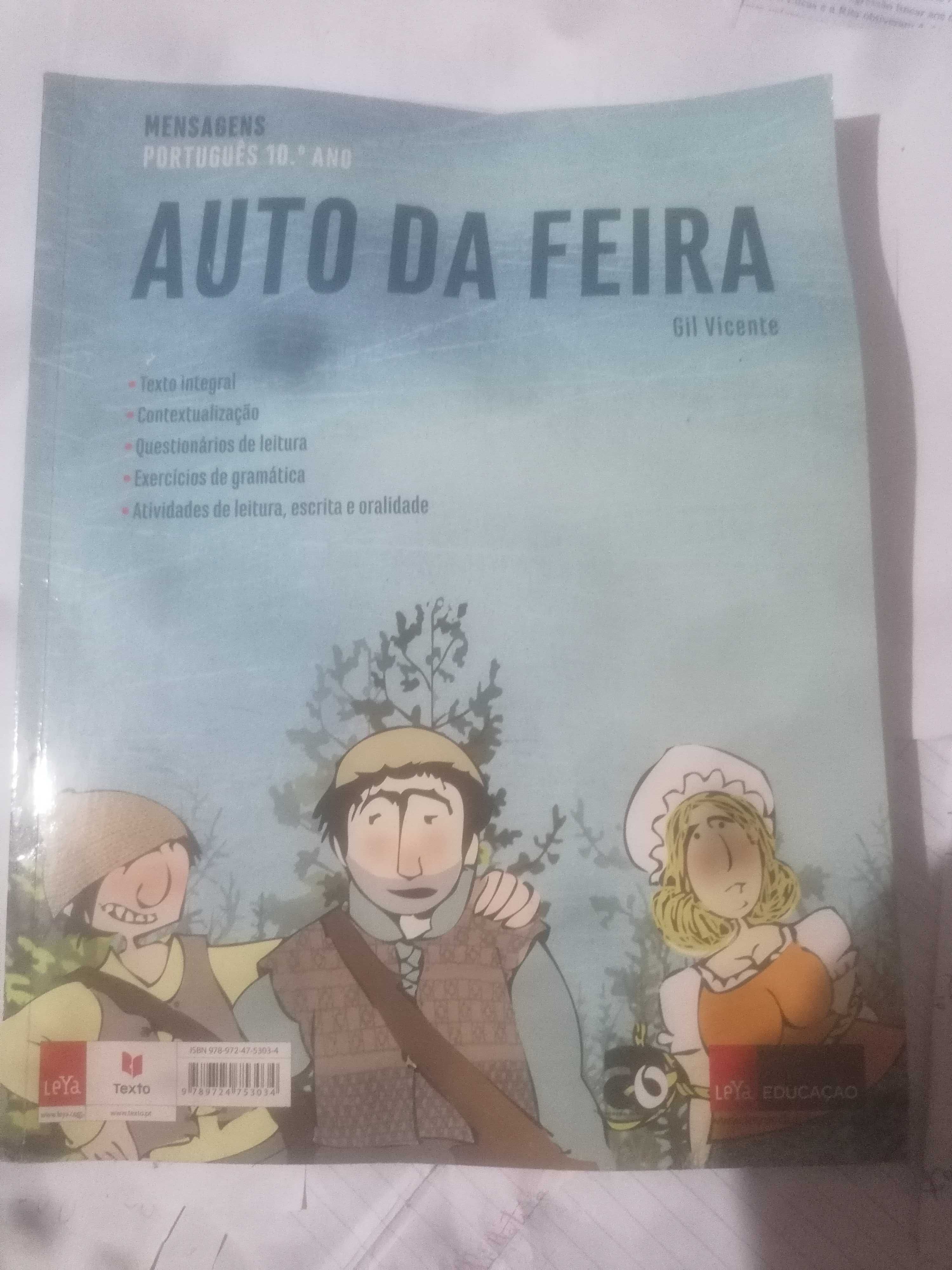 Livro de Português "Mensagens" 10º Ano