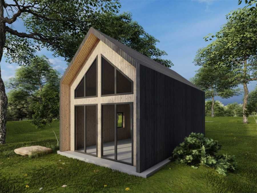 Енергоефективний будинок 100 м2 з СІП панелей в Білій Церкві