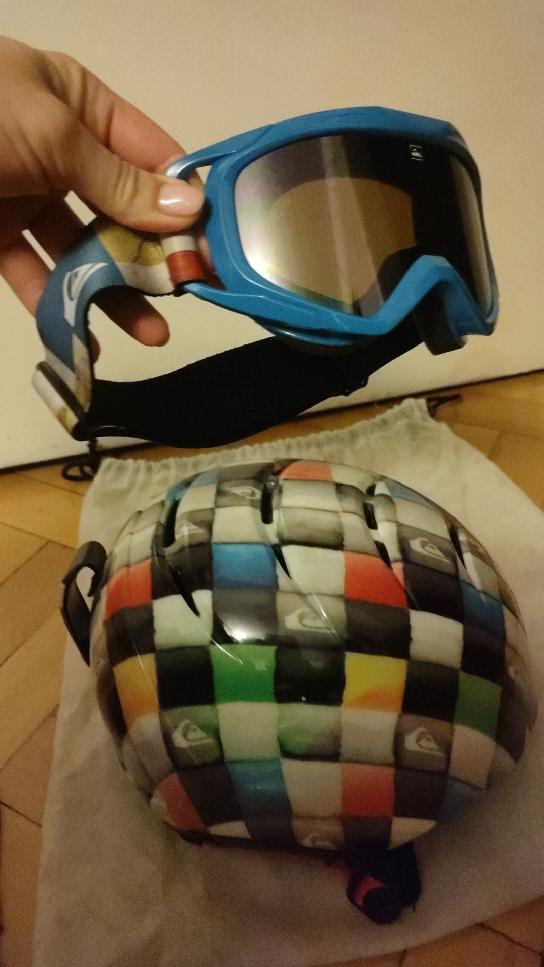 Kask i gogle Quiksilver super stan