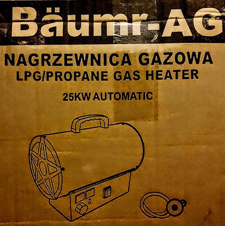 NOWA - Nagrzewnica gazowa marki BAUMR-AG 25kW LPG/PROPANE