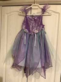 Przepiękna sukienka dla małej księżniczki fioletowa 98/104/110//116