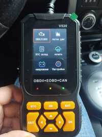 Сканер V-520  OBD2+ EOBD+CAN