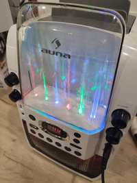 Auna zestaw karaoke mikrofon woda projektor głośnik przenośny