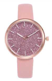 Piękny różowy zegarek :)