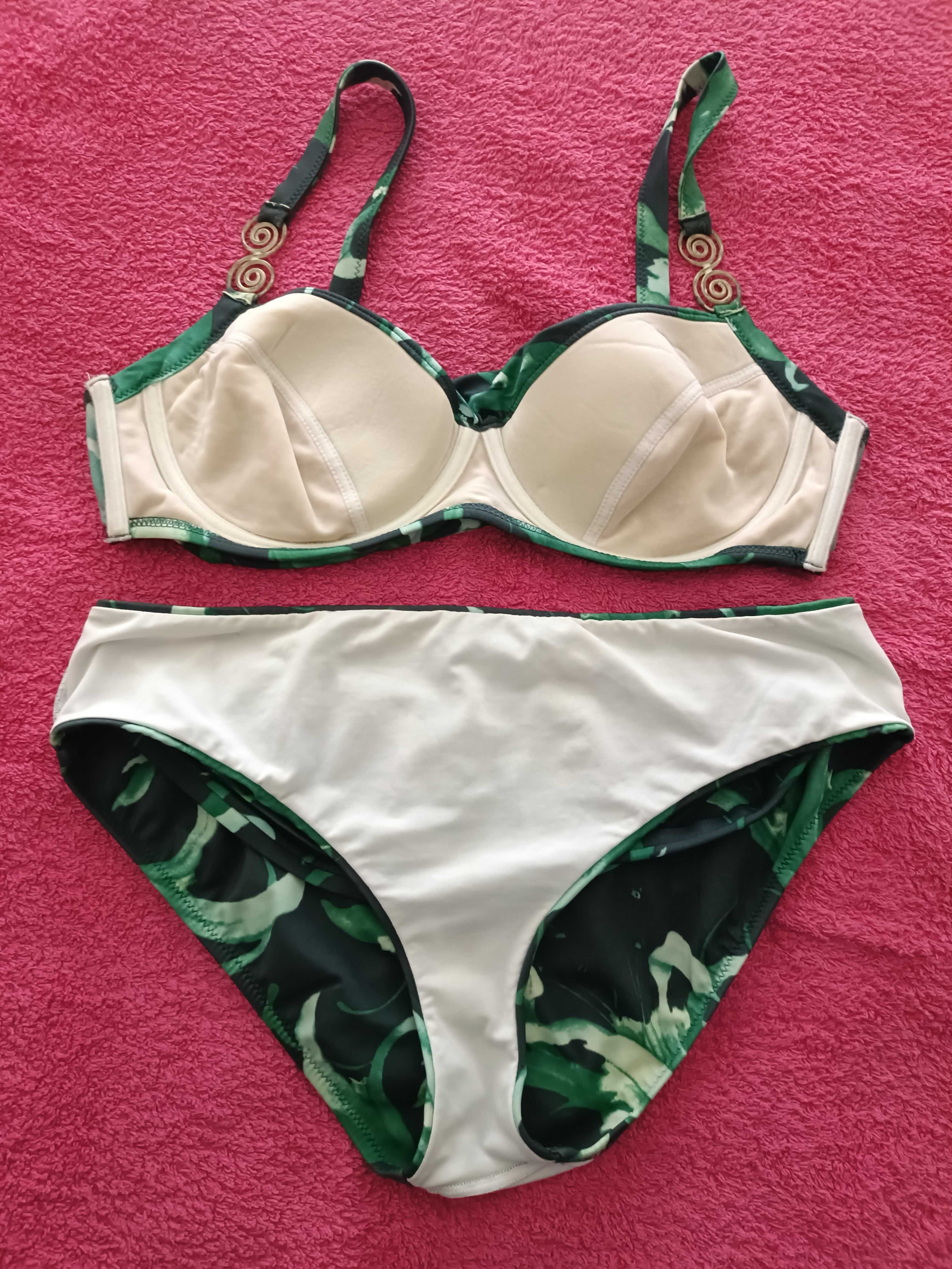 Biquini Tamanho 3XL Folhas Verdes