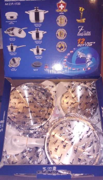Набір посуду нержавійка Z.P.T.inteRnational