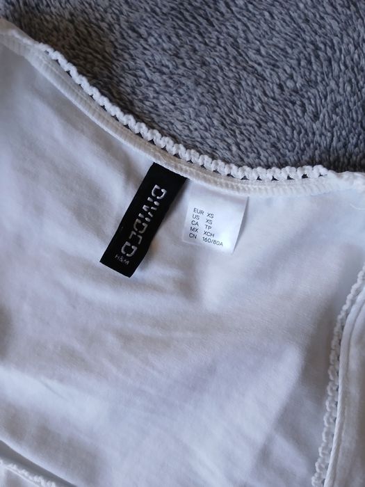 Короткая майка H&M xs