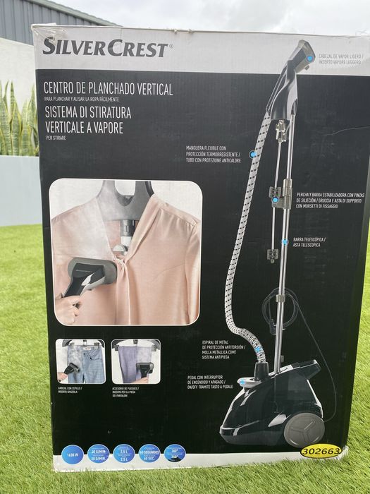 Ferro vertical silvercrest- usado uma vez