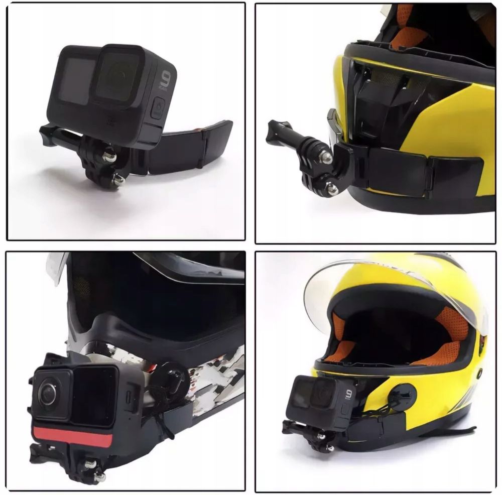 Mocowanie do kasku, uchyt na kamere GO PRO 13,12,11,10,9,8 DJI Action